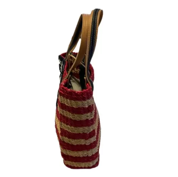Amanda Smith New Small Straw Purse for the Occasion Sz 8” x 8.5” x 3” - Picture 4 of 6